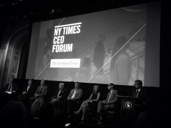 ankelishikawa's tweet photo. "If you create something great people will find it" @nytimes forum #AWX http://t.co/kNm85ag8rb