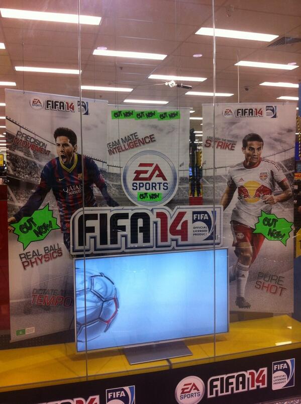 FIFA 14 OUT NOW!!! Come in store &amp; grab yourself a copy <a href="/JBPenrithHome/">JB Hi-Fi PenrithHome</a>