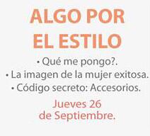 CentroMariscal's tweet photo. Seminario: ALGO POR EL ESTILO. Inicia mañana 26 de septiembre de 18 a 21 hs en el  #CentroMariscalLópez @ticocostyle http://t.co/P1HtBR1wyX
