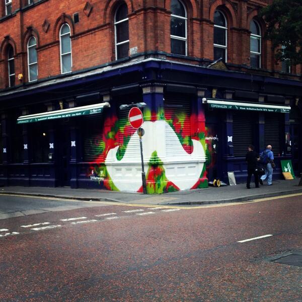 viswaste's tweet photo. Fun teaser campaign for a new bar opening in #belfast #newradical #visualwaste http://t.co/8TjN8Ly2Qn
