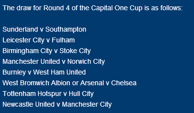TeamFellainiM's tweet photo. RT @Bolanet: #BolanetNews - hasil drawing putaran ke-4 (16 besar) #LeagueCup 2013/14 http://t.co/sBIKLv7wfX