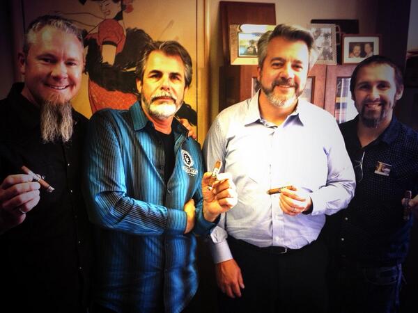 EchoSixKilo's tweet photo. Great time today smokin &amp; hangin w/ @DavidSavona &amp; the @CigarAficMag crew! #TANTRUM @EzraZionCigars @TheDonFonseca http://t.co/IWlBuDCgc7