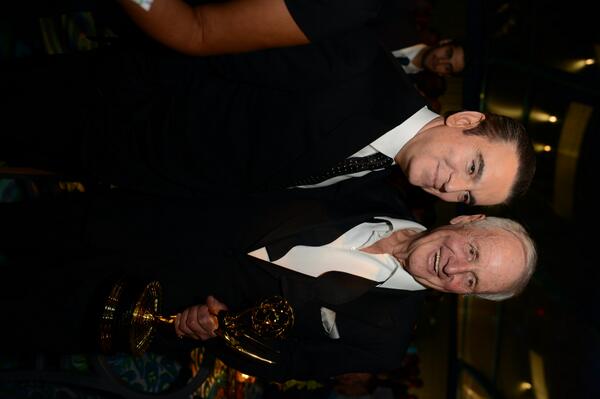 AmirFashions's tweet photo. At the Emmy's Party w/ the best Director/Producer &amp; my dear friend Jerry Weintraub! Congratulations on your big win! http://t.co/aBkJ30EdgW