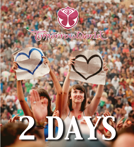 TomorrowWorld's tweet photo. Open up your hearts, friends! #TomorrowWorld is in 2 days!!! http://t.co/L9zv3z57Lw