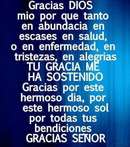 nayeli05's tweet photo. Dios mio hoy quiero no pedirte nada sino agradecerte por todo lo bueno k me has dado por mi familia y mis amigos... http://t.co/Bhpg80GN0k