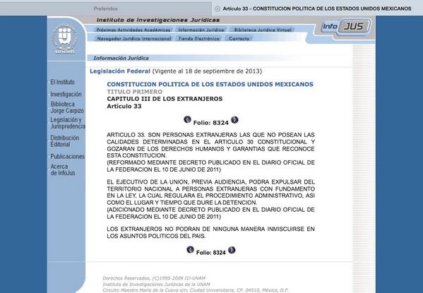 #FueraLauraBozzoDeMéxico apliquenle el art.33 .......fuera basura extranjera