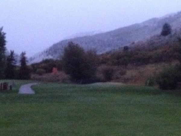 First sign of seasons changing in Utah