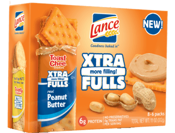 TeamBrooksWraps's tweet image. Follow @LanceSnacks to join the Lance Snack Patrol! With up to 6 grams of protein, the goodness is baked in.
