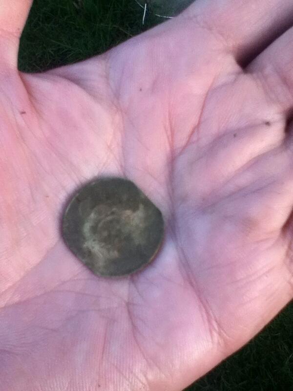 A 1950's ship halfpenny