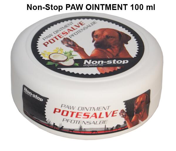 Non-stop Dogwear paw ointment now in 100ml box, and with new design :)