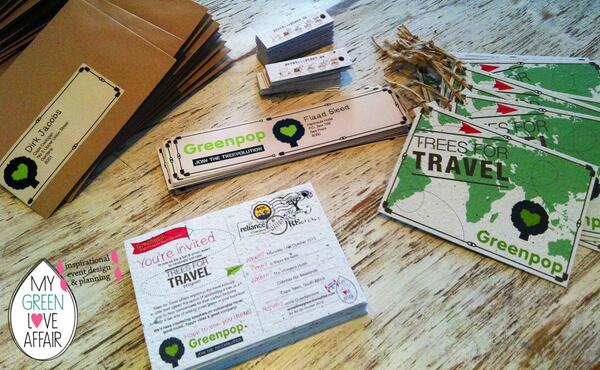 Our @GreenpopSA invitations arrived on our favourite <a href="/Growing_Paper/">Growing Paper</a>! We ♥ designing &amp; planning this inspiring event!