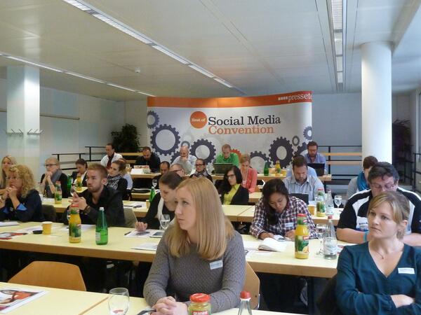 Social Media #Convention im Züricher Technopark. Blick ins Auditorium. #SMC13