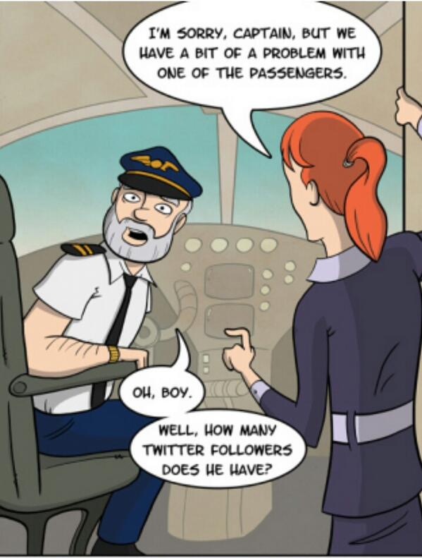 webooh's tweet photo. La gravedad de un #problema se mide x el num seguidores de la persona que lo genera! #comic #socialmedia http://t.co/7iLOwv8Kzw