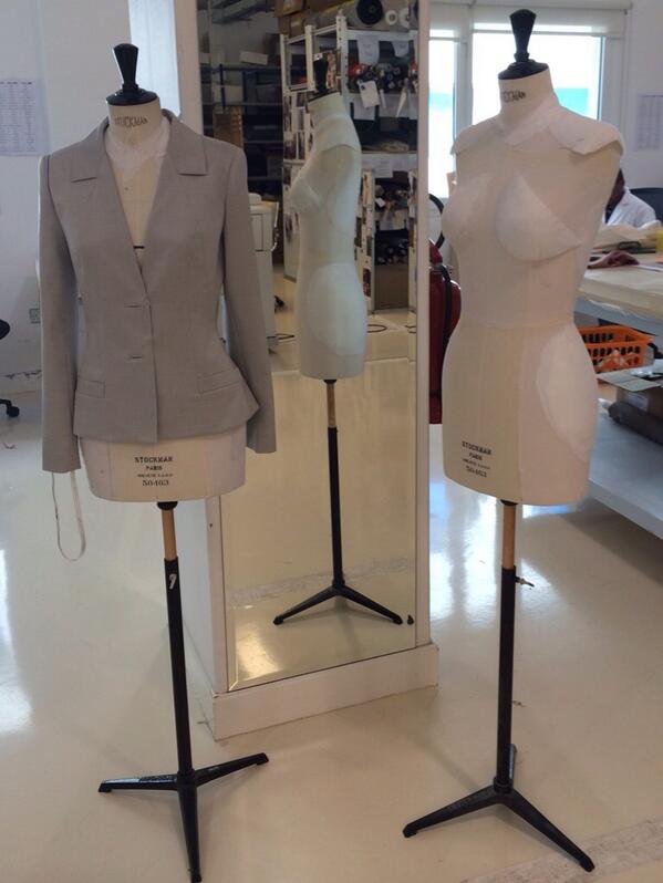 Behind the scenes of the #QatarLuxuryGroup ateliers where the #QELA Spring 2014 collections are being made: