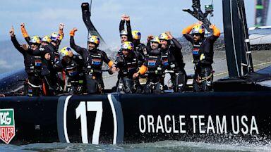 Blue_Hydrangea's tweet image. America&apos;s Cup: Oracle Team USA&apos;s Win! #OracleTeam is darn awesome!