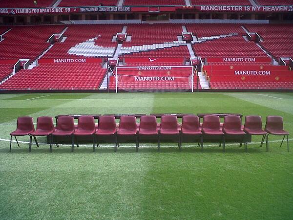 Guess what's happening at Old Trafford today? #mufc
