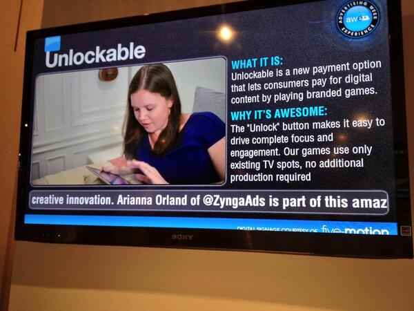 UnlockableNews's tweet photo. We're at Advertising Week Experience, rocking the booth #AWX (it's really more of a table) http://t.co/lof8KmOIUD