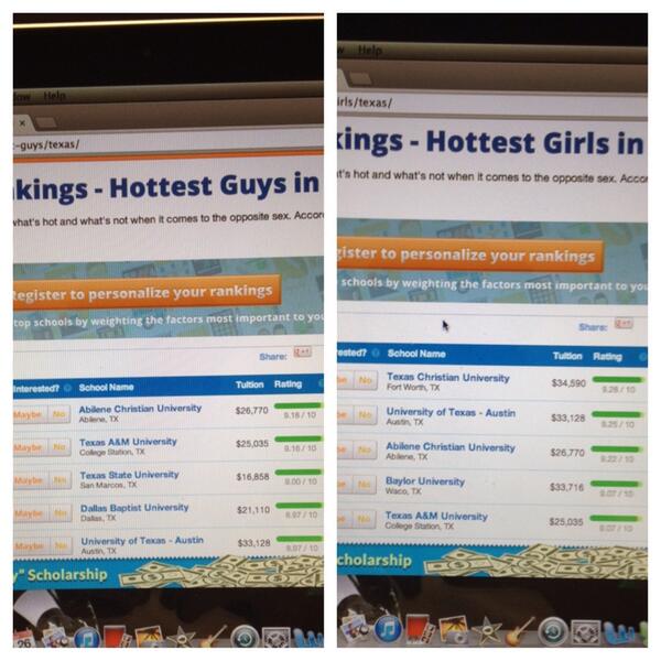 Ryantaylor_3's tweet photo. S/O to ACU for getting #1 hottest guys in Texas and #3 hottest girls http://t.co/8MqKniAhAT