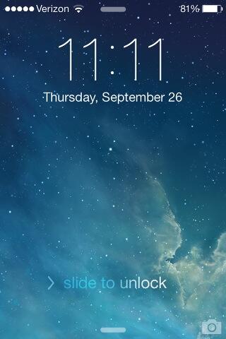 11:11 first time ever looking at the phone