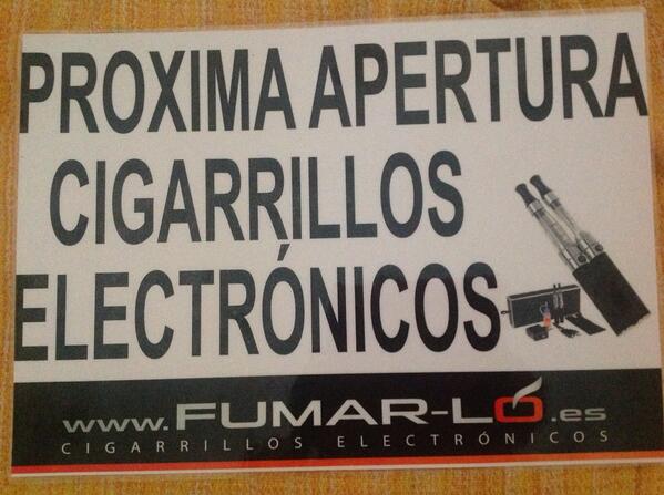 ACordobs's tweet photo. Próxima apertura fachada calle López Amo. Santa Rosa cerca de Roldán. Cigarrillos electrónicos desde 27 € http://t.co/Et7TfFagxD