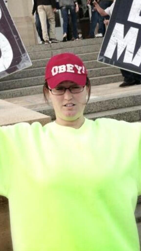 blakeshelton's tweet photo. Hey @WBCSays... How'd you get Napoleon Dynamite to picket for you?!! That's awesome!! http://t.co/5wjxXCmc8L
