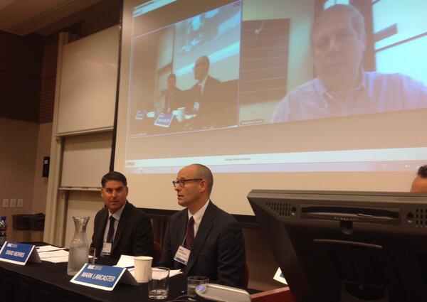 BackstopEvents's tweet image. Getting all hi tech with video conferencing @acornnyc on the #JOBSAct panel today at #BUC2013