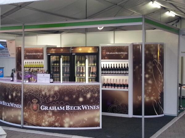 Nickvwoerkom's tweet photo. @GrahamBeckWines looking as worldclass as ever.. ready to take on @TasteofJoburg . All stands &amp; whole setup grt. http://t.co/FHOZM7XsYw