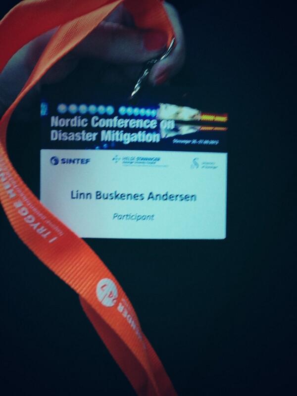 LinnBuskenes's tweet photo. Utrolig spennende dag! #nordicconferenceondisastermitigation http://t.co/mx8HmbU2TN