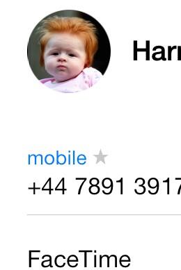 GemWorrow's tweet photo. Look what comes up when you ring me now @HarryJWorrow hahahaha Gets me every time. #loveyou http://t.co/mCHOv3EBr3