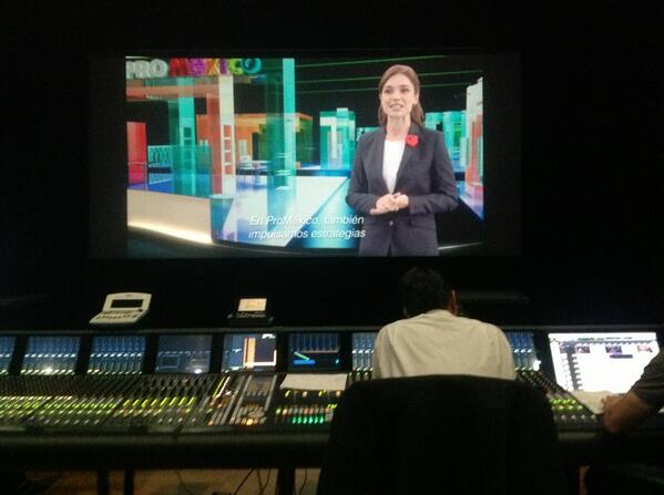 motioncontrolmx's tweet photo. #thx postproduction #promexico institutional video shoot with #MotionControl #virtualset #vfx #estudioschurubusco http://t.co/AcFvy9slCF