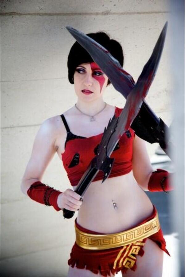 Renatomarroqui's tweet photo. Girl of war @godofwar3hu @godofwargame http://t.co/VDdj97l31d