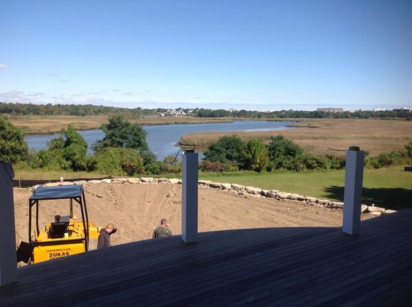 timleedesign's tweet image. #Boulderwall nearly done #Boston view