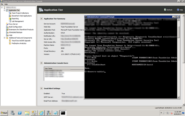 VisualStudio's tweet photo. http://t.co/Bvmm4t1xvh - @MrHinsh shows us how to grant access to #TFS2012 for diagnostic troubleshooting #TFS #ALM http://t.co/XT8lXGYWyt