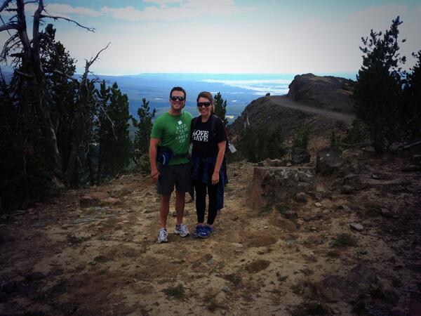 Clint_Robinson's tweet photo. Chive everywhere! Mt Washburn in Yellowstone @theCHIVE #KCCO http://t.co/IcyE8nRTW3