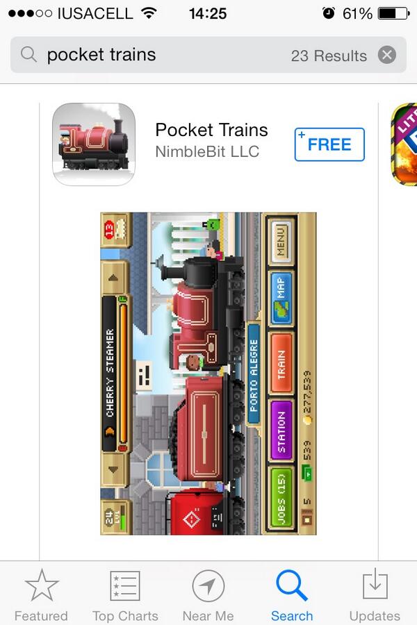t0chas's tweet image. Playing #pockettrains by #nimblebit those guys are awesome!