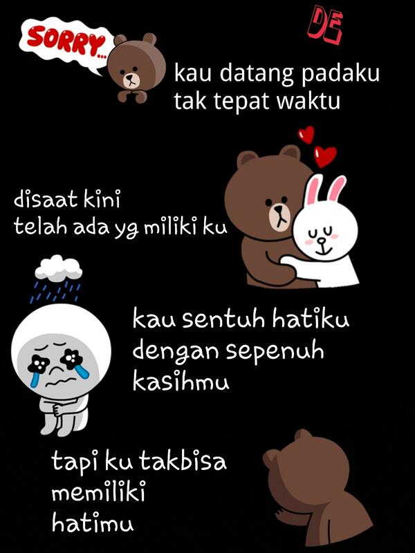 LineComic's tweet photo. Thx to @dedehanidedon: Tak tepat waktu #LineComic http://t.co/2X3fGUalH3