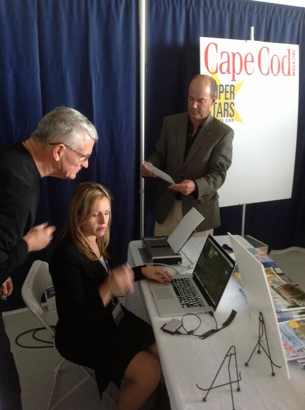 CapeCodMagazine's tweet image. Already working hard at the @CCYP Back to Business Bash #capecodmagazine