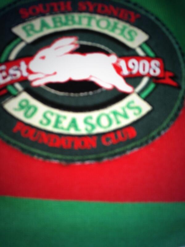 Wearing my old school jersey with #pride #sstid #gorabbitohs