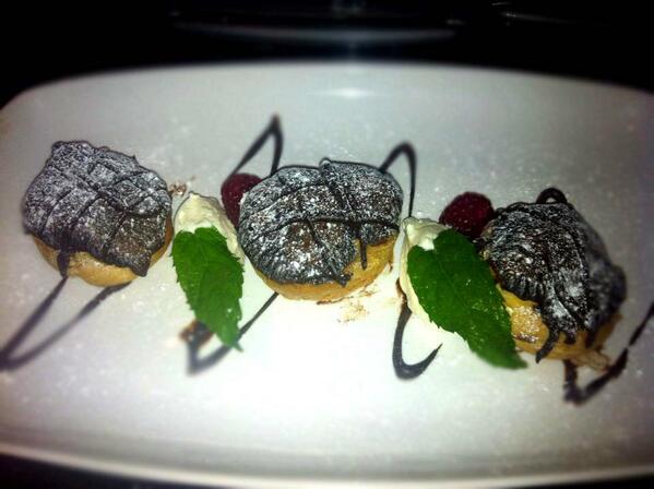 You'll find our #Stockport Cibo Restaurant in Marple Bridge - along with these dreamy profiteroles #ToDIeFor
