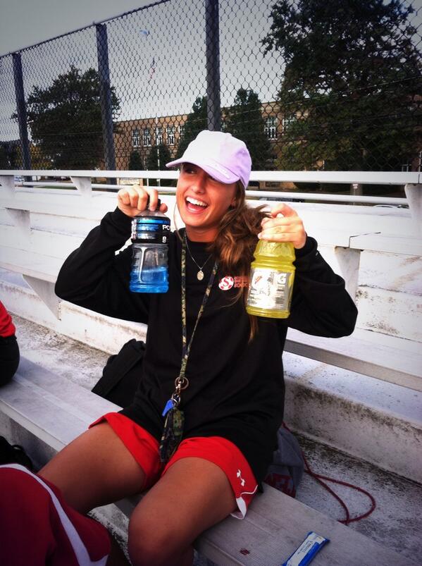 take_KAR's tweet image. Catching up on my electrolytes!!!¡¡¡ #NotEvenPlaying ?  #SoccerGrlProbs