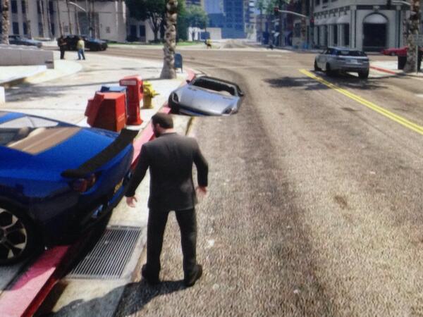 Arrow_Apex's tweet photo. GTA 5 at it finest http://t.co/3eGNXpWHbJ