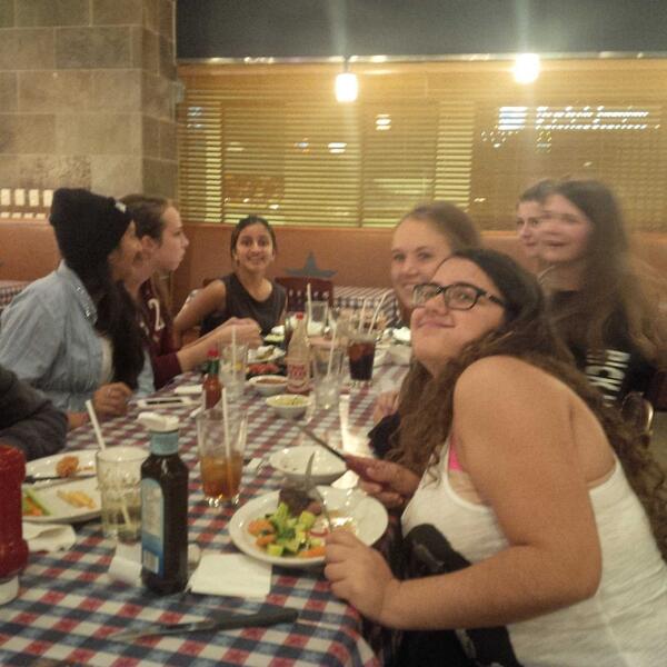 Kevinadian's tweet photo. @SophieAtCanada @RHSSExchange The girls still plowing through their meals http://t.co/ozJ5RXvYJF