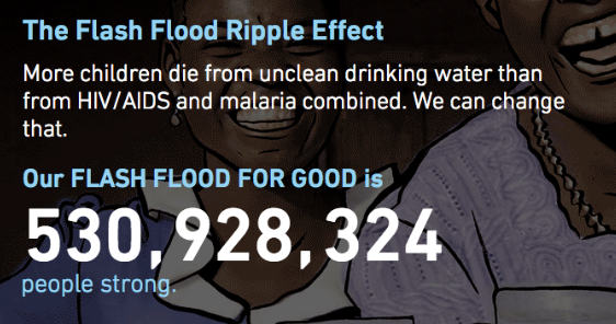 pitbull's tweet photo. Only a few more hours left....Let’s get some clean water to kids. #FlashFloodForGood. http://t.co/ksG0CaMRRt http://t.co/mb0lEq60uA