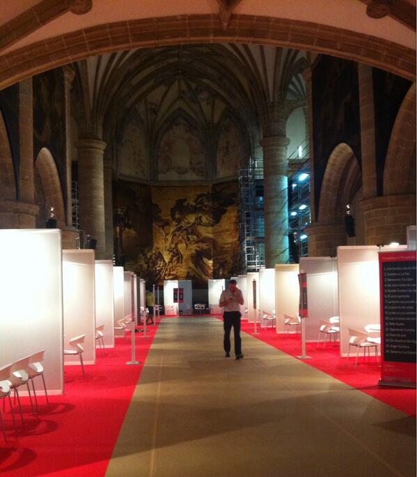 NoProblemSonido's tweet photo. Foro de coproducción con Latino América en el claustro del museo San Telmo http://t.co/6APJGyVspG