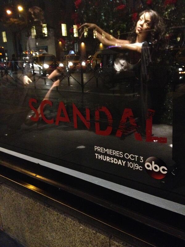 ScandalABC's tweet photo. Check out this @saks Fifth Avenue unveiling for #Scandal! #ScandalisBack in 1 week! Are you ready? http://t.co/bRXz6q1yo6