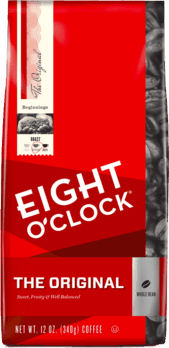Celebrate with <a href="/8OClockCoffee/">Eight O'Clock Coffee</a> as they launch a new look, new varieties and The Red Bag Collection!