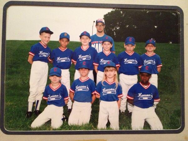 SquadronAng's tweet image. I forgot I had played coed baseball once. #nosoftball #noproblem #tbt