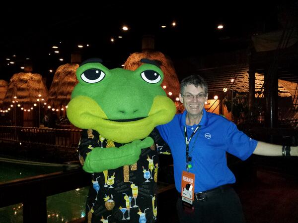 guyharrison's tweet image. Toad party! #oow13 #dell #toadworld
