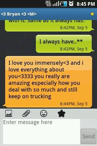 CaityLyn2010's tweet photo. #SoSweet #LoveHim I swear he knows exactly what to say when I need it the most. http://t.co/efqRXMNgWm