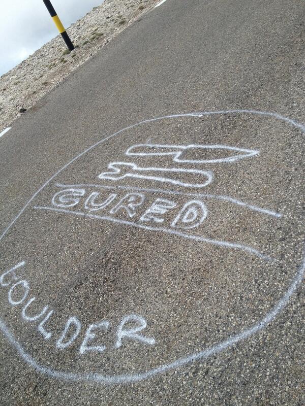 Check out what I found on my ride up Mt Ventoux <a href="/CuredBoulder/">Cured</a>